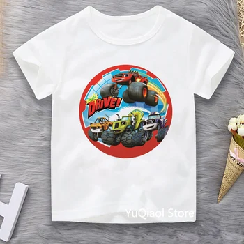 Cartoon Lauk Ja Koletis Masinad Tshirt Baby Kids Riided Suvel Poiste T-Särgid Lastele, Valge Lühikese Varrukaga T-Särk Top