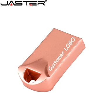 JASTER (5 tasuta logod)USB 2.0 uus kuum veekindel metallist mälupulk USB flash stick drive 4GB 16GB 32GB 64GB pen drive u disk