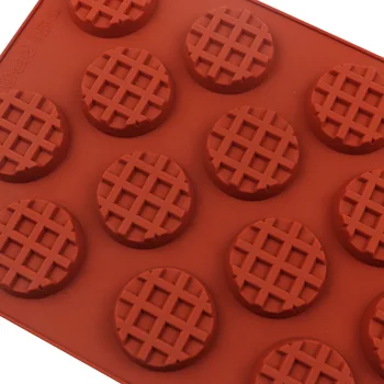 Vahvel Tegijad Silikoon Kook Šokolaadi Hallitus Küpsetamine Kausikestes Bakeware Set Nonstick Kaunistus Vahendid 1 Tk