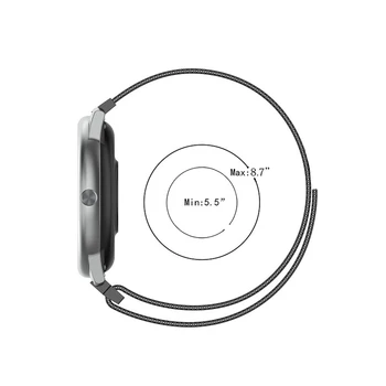Milanese Watchband Jaoks Xiaomi LS05 Roostevabast Terasest Käevõru Bänd Rihma Xiaomi Haylou Päikese LS05 Magnet Pannal Võrgusilma Vöö