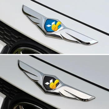 NÄITEKS Mitsubishi ASX outlander Pajero öko auto hood 3D logo embleem metall auto kleebis modelleerimine auto muud osad eestvaade kapuuts logoga kleebis