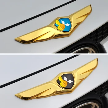 NÄITEKS Mitsubishi ASX outlander Pajero öko auto hood 3D logo embleem metall auto kleebis modelleerimine auto muud osad eestvaade kapuuts logoga kleebis