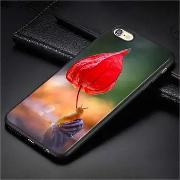 IPhone 12 11 Pro Max mini Särav Must Juhul Loomade Jalgsi Teod iPhone Max XR-X 8 7 6 Pluss 5S SE Telefoni Puhul