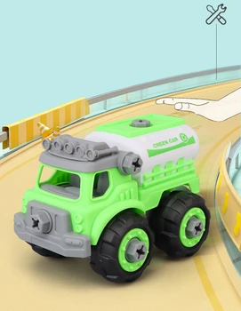 Inseneri-Veoautod Tulekahju Veoauto Kanalisatsiooni Sõiduki Plokid, Mänguasjad, Kingitused Poistele Lapsed Laste Puzzle Mänguasi Arendada Lahtivõtmine Mudel