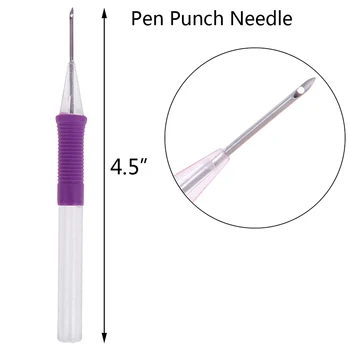 Käsitsi Tikkimine Pen Praktiline ABS Plastikust DIY Crafts Magic Tikandid Pen Set Punch Needle Õmblemine Tarvikud DIY