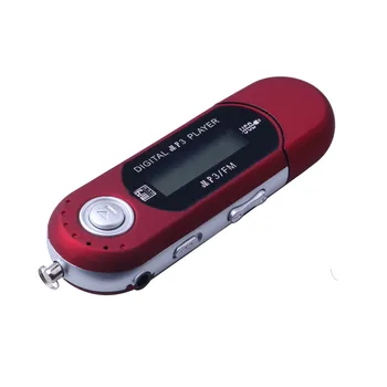 Hot Müük USB-MP3-Pleier Digitaalne LCD Ekraan Toetab 32G TF Kaart FM-Raadio Koos Mp3-Mängija Funktsioon Dropshipping