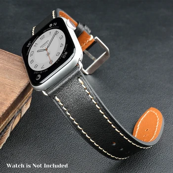 MAIKES Kvaliteetne Nahast Aas Rihma Apple Watch Band 44mm 40 Luksus iWatch 42 38mm Käepaela Vöö Seeria 6 SE 5 4 3 2 1
