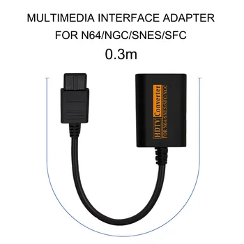 HDMI-ühilduvate Lüliti Converter N64 SNES NGC SFC HDTV-Video-Scart-Cable Splitter For N64 Mäng Konsooli Lüliti Konverteerimise
