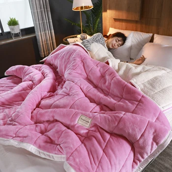 Cobertores para camas velo super quente macio cobertores e joga unisex criancas diivan viagem para casa inverno adulto capa cama