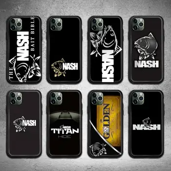 Nash Kalapüügi Logo Telefon Juhtudel iphone 12 11 Pro Max Mini XS Max 8 7 6 6S Pluss X 5S SE 2020 XR kate