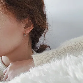 Uus Õõnes Südame-kujuline Kõrvarõngad korea Naiste Kõrvarõngad Lihtne Paar Kingitused Naiste Aksessuaarid, Ehted 2021 Trend Kingitused