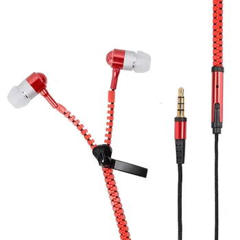Tõmblukk Kõrvaklappide 3.5 mm Audio Jack In-Ear Kõrvaklapid Earbuds Koos Mic Juhtmega Kõrvaklapid Telefoni Kuular Handfree Telefoni Muusika Seadmed