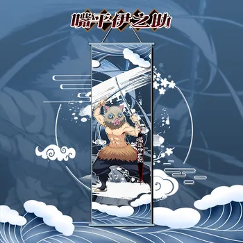 Demon Slayer Rippuvad Leidke Maali Hot Anime Seinale Plakat Nezuko Tanjirou Zenitsu Inosuke Home Decor Plakat
