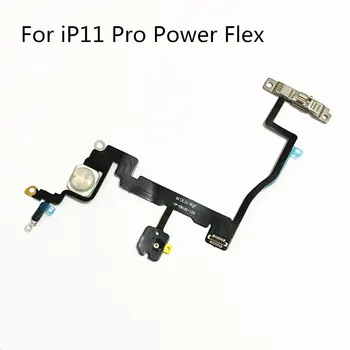 5tk Power Flex Kaabel, Metallist iPhone mini 12 11 Pro X XS Max XR Mikrofon Helitugevuse Lüliti on Off Nuppu Flex Vaikne varuosa