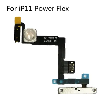 5tk Power Flex Kaabel, Metallist iPhone mini 12 11 Pro X XS Max XR Mikrofon Helitugevuse Lüliti on Off Nuppu Flex Vaikne varuosa