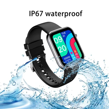 LIGE 2021 IP67, Veekindel Smart Watch Mehed Naised Sport Kell Südame Löögisageduse Fitness tracker Magada Jälgida Smartwatch IOS Android
