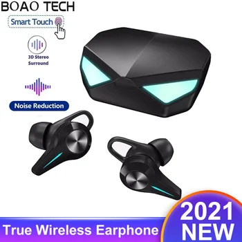 TWS Traadita Bluetooth-Kõrvaklapid PUBG E-Sport Hasartmängude Earbuds 65ms Madal Latentsus Kõrvaklapid koos Mikrofoniga Stereo Audio Dual Mode Peakomplekt