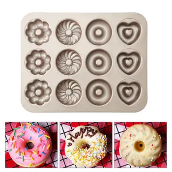 Hallituse Kook Jelly Decor Loominguline Mitte Jääda Ring Muster Donut Pan DIY Šokolaadi Muffin, Küpsetamine, Hallitusseened, Köök Bakeware Tarvikud