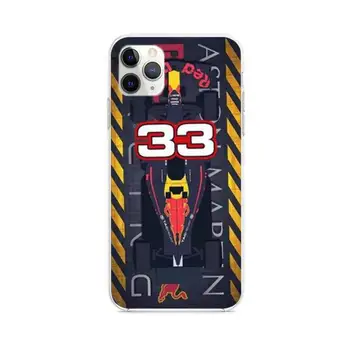 F1 Võidusõitja Õnnelik Number 33 Telefoni Juhul Läbipaistev Case For Iphone 6 6s 7 8 Plus XR X XS 11 12 Pro Max