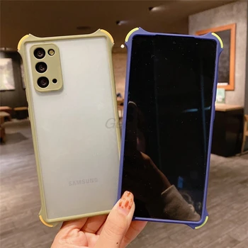 Põrutuskindel Case For Samsung Galaxy A52 A32 A72 A42 A12 5G Katab Matt Nahk Tagasi Kate Samsung Galaxy S21 Plus Ultra 5G Juhul