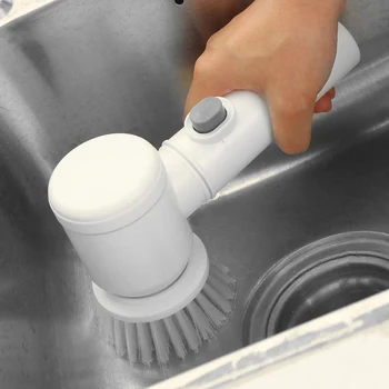 5-in-1 Pihuarvutite Vann Pese Köögi-ja Vannitoa Valamu Puhastamiseks Tööriist 3 Harja Pea Tõhusa Puhastamise Wc, Vann, Elektri-Pintsel