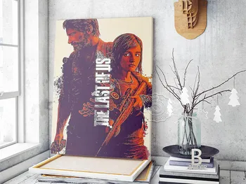 Zombie Survival Horror Tegevus TV Mängu Viimase Meist Kvaliteedi Lõuend Maali Poster Toas Elavad Diivan Seina Home Art Decor Pilt