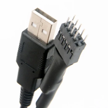 Emaplaadi Sise-USB-9pin Väline USB-Mees PC Emaplaadi Andmed pikendusjuhe