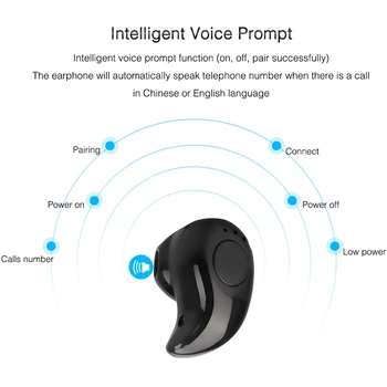 Mini-Juhtmeta Bluetooth-Kõrvaklapp Kõrvas Sport Koos Mic-Vabad Peakomplekt Earbuds Kõigile Telefon Samsung Eest Huawei Jaoks Xiaomi