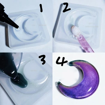 DIY Kameeleon - Pigment pärlmutterläiget tekitavad Epoksüvaik Glitter Magic Värvi Pearl Powder Kit Vaik Värvaine Värvi Vaik Käsitöö