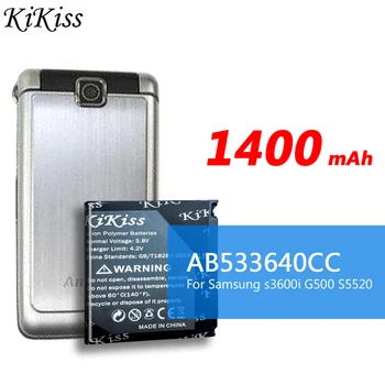 Algne KiKiss AB533640CC AB533640CU Batteria Samsung S6888 S3710 S3600 GT-S3600i S3930C S3601 S5520 S569 F338 aku