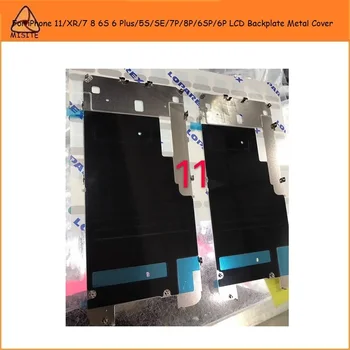 50tk Telefoni LCD Metallist Plaat iPhone 11 XR 8 7 6s 6 Pluss 5Se 5s 5c LCD Metallist Backplate Keskmine Raam Kilp Katta Remondi Osad