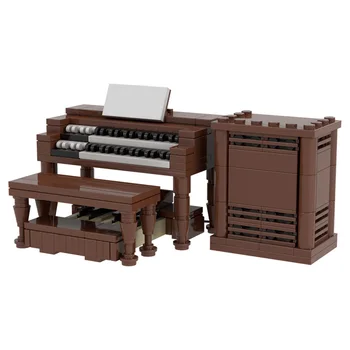KES Hammond B3 Klaver Mini muusikariista ehitusplokid Mudel Tellised Loominguline Aju Mäng DIY Mänguasi Lastele Sünnipäeva Kingitus
