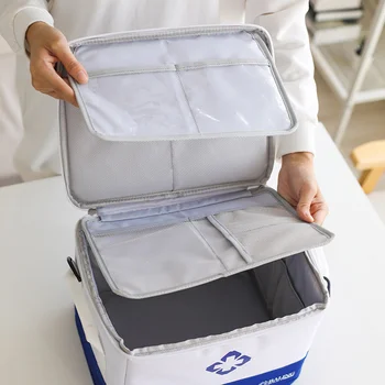Meditsiin kapis Kodu hoidmine meditsiin kasti riie first aid kit multifunktsionaalne kihiline meditsiin meditsiini-box