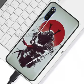 Jaapani Samurai Capa Jaoks Xiaomi Mi Lisa 10 Lite 5G 10T 9T CC9 Pro 9 SE Must Telefoni Juhul Poco X3 NFC M3 F1 Pehmed Kaaned