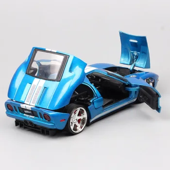 Jada lapsed 1/24 skaala Ford GT 2005 superauto neid sport võidusõiduauto Diecast mudel auto mänguasi metallist kingitused pisipildid kingitus täiskasvanud kogumine
