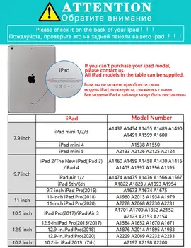 Ipad 2 3 4 Valge Nahk PU Raske Tagasi Juhul Suur Lill Set Katta Kaitsva 2020. aastaks iPad Pro 11 12.9 10.5 7.9-tolline Mini 1 2 3 5