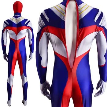 Ultraman Tiga Cosplay Kostüüm Superkangelane Spandex Halloween Cosplay Bodysuit Zentai Kombekas Disfraces Para Halloween Täiskasvanud/Lapsed
