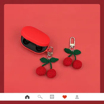 Armas Maasikas Traadita Kõrvaklappide Puhul Xiaomi Redmi Airdots Bluetooth Kõrvaklappide Kuulu Vedel Peakomplekt Juhul