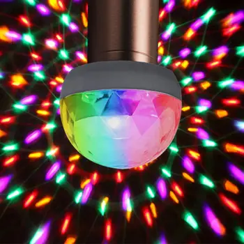 Heli USB LED Disko DJ Etapp Auto Kerge Kaasaskantav Pere Poole Pall Värviline Valgus Baar Klubi Etapi Mõju Lamp Mobiiltelefoni Tuled