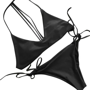 Bikiinid 2021 Naiste Bikiinid Komplekti Ujumisriided, Push-Up (Polsterdatud Tahke Rinnahoidja Ujumistrikoo Beachwear supelrõivad naiste tankini trikoo naistele