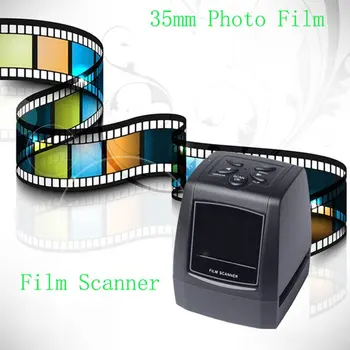 MINI 5MP 35mm 135mm Negatiivne Film Scanner Negatiivne Slaid Foto film Muudab USB-Kaabel LCD Slaid 2.4