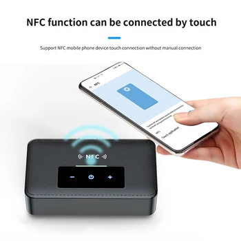 VAORLO Touch Button Bluetooth-5.0-Vastuvõtja, Saatja, Hifi Stereo Audio 3,5 MM RCA U Disk NFC Traadita Adapter TV PC autovarustus