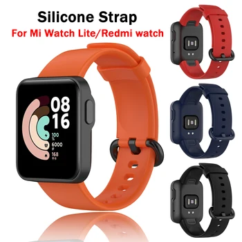 Silikoon Starp Jaoks Xiaomi Redmi Vaadata Asendamine Bänd Xiaomi Mi Vaadata Lite Smart Watch Käevõru Pehme Sport Randmepaela