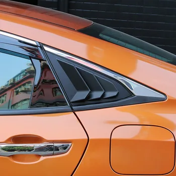 2tk Tagumine Pool Katavad Rulood Akna Liistude Õhu Väljalaskeava aknaluugid Dekoratiivsed Kleebised Honda Civic Sedaan 10. Auto Accessoriors