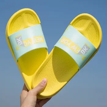 Hulgi-Naiste Suve Sussid Beach Slaid Plätud Flip Flops Paksu Põhjaga Mugavuse eripakkumine Mehed Daamid Paari Tüdrukute Kingad