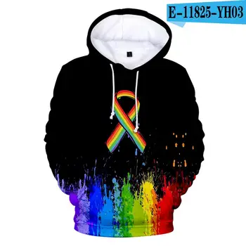 Trendikas Naljakas Huumor LGBT Armastus Kiri 3D Print Hupparit Pusad, Meeste/Naiste Pika Varrukaga Dressipluus Vabaaja Värvikas Pulloverid