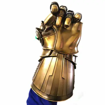 Avenger 1:1 Replica Thanos Infinity Kadalipp Metallist Kantavad Kinnas Koos Led Valgus Kuju Laekuva Mudel Mänguasi Cosplay Rekvisiitide
