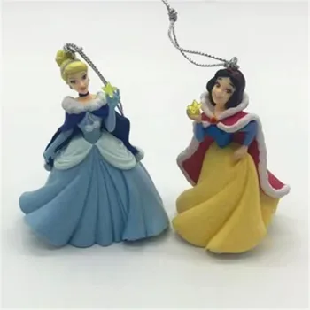 6piece 9cm originaal Klassikaline Tuhkatriinu Printsess lumivalgeke tegevus Joonis Laekuva Mudel Mänguasi jõulupuu kaunistama mänguasjad