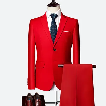 Kahe Töö Sobiks, Meeste Kohandatud Ülikond, Ülikond, Meeste Ülikond, Punane Ülikond, Lilla Ülikond,mens Smoking,kahe-osaline Komplekt,meeste Ülikonnad,ülikond Meestele