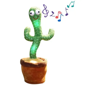 Tantsimine Cactus Mänguasjad Rääkida Elektrooniliste Palus Mänguasjad Keerates Laulev Tantsija Räägib Uudsus Naljakas Muusika Luminestsentsmaterjalide Kingitused Bluetooth